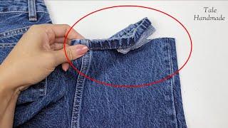 ️ 6 Brillant ways to shorten your Jeans with clever sewing tips and tricks