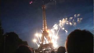 Feu d'artifice 14 juillet 2009 Tour Eiffel Tower Fireworks July 14th 2009