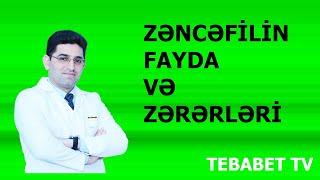 Zəncəfilin fayda və zərərləri