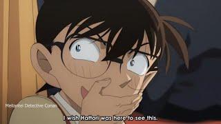 Detective Conan new movie funny moments | Conan laugh on Hattori 