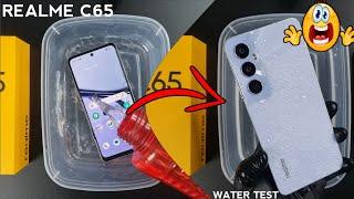 Realme C65 Water Test iP54 | Let's See If Realme C65 is Waterproof Or Not??️