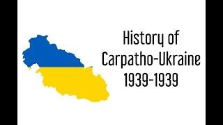 History of Carpatho-Ukraine (1939-1939)