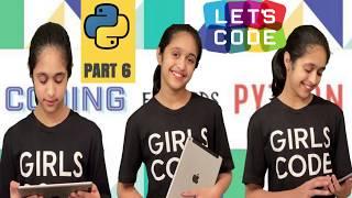 Coding in Python Part 6