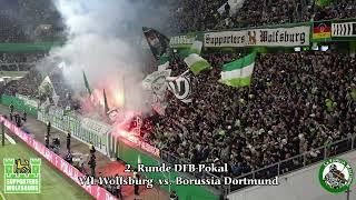 2. Runde DFB-Pokal VfL Wolfsburg vs. Borussia Dortmund