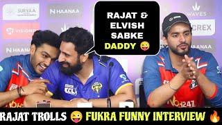 ECL RAJAT TROLLS  FUKRA WINS AGAINST ELVISHPRESS CONFERENCE | BANGLORE BASHERS VS HARYANVI HUNTERS