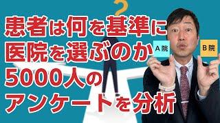 医院を選ぶ際に患者は何を重視する?　5000人の患者アンケート結果からひもとく