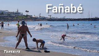  Tenerife Beach. Fañabé today. Costa Adeje. Spain. 4K