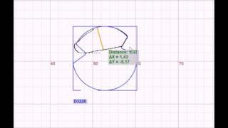 Overhead wire wear measurement result