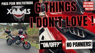 Six things I don't love about the Ducati Multistrada V4 Pikes Peak