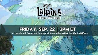 Artists for Lahaina STREAMATHON Announcement