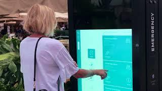 Kiosks on Lincoln Road