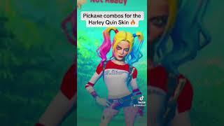 Pickaxe Combos for the Harley Quin Skin! #fortnite #harleyquinn #combos #nateplayz5