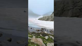 ГОТОВЛЮ УЖИН НА ПРЕКРАСНОМ ОЗЕРЕ #горы #поход #туризм #кавказ #архыз #домбай #путешествия #алтай