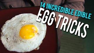 14 Incredible Edible EGG Tricks!