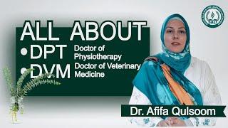 DPT and DVM scope in Pakistan  | Complete career guide |MDCAT 2023 setback |Career options @SALT