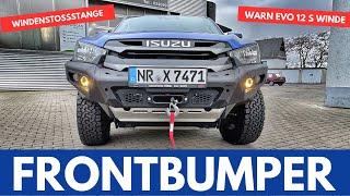 ISUZU DMAX Offroad Camper #03 - AFN winch carrier - equipment carrier - WARN EVO 12 S - Autohouse...