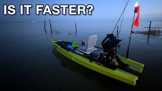 I upgraded my microskiff then went fishing