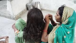 pooja Nitpicking In Long Hair / Nitpicking India / Nitpicking In Long Hair New