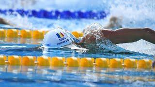 WATCH: David Popovici Freestyle Swimming Technique Underwater