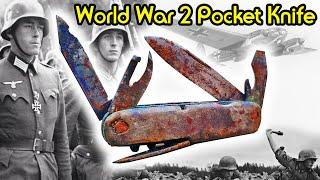 Pocket Knife Refurbishing from World War 2 | COOL RESTORATION