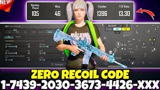 BGMI 3.5 UPDATE SENSITIVITY CODE | BGMI BEST SENSITIVITY SETTINGS | BGMI ZERO RECOIL SENSITIVITY