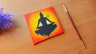 Lord Shiva Painting, How to Draw Lord Shiva, Abstract Lord Shiva Painting