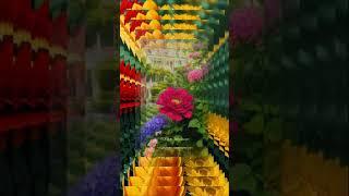 Цветочное волшебство фантазия магические эффекты #открытки #shortsvideo