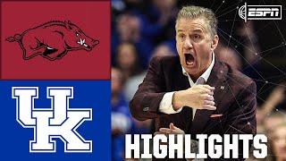 CALIPARI RETURNS  Arkansas Razorbacks vs. Kentucky Wildcats | Full Game Highlights | ESPN CBB