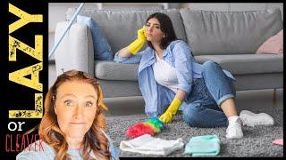 Adulting 101:  20+ lazy cleaning habits THAT WORK!