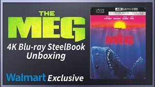 THE MEG Walmart Exclusive 4K Blu-ray SteelBook Unboxing