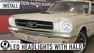 Upgrading Our 1965 Mustang With Crazy Bright Oracle LED Headlights!