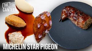 Michelin Star pigeon recipe at Norwich's Only Michelin Star restaurant STORE at Stoke Mill