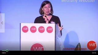Plenary Speech at the Global WIN Conference (Women's International Networking) in Rome, Italy 2016