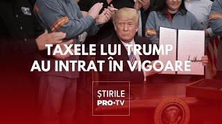 Haos pe burse după ce taxele vamale ale lui Trump au intrat în vigoare