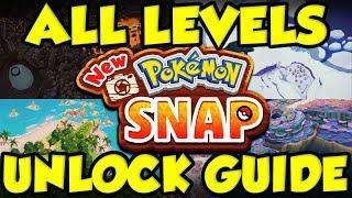 NEW POKEMON SNAP COMPLETION GUIDE! How To Unlock ALL Levels In New Pokemon Snap!