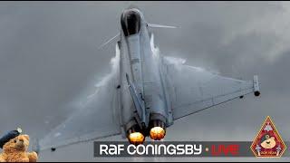 LIVE EUROFIGHTER TYPHOON FGR4 ACTION • TRAINING, POLICING AND QRA STATION RAF CONINGSBY 05.08.24