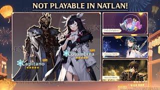 NO CAPITANO! NO COLUMBINA PLAYABLE IN NATLAN?! - Genshin Impact