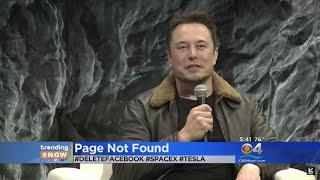 Elon Musk Deletes Facebook Accounts For Tesla, SpaceX