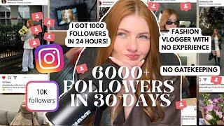 HOW I GAINED 6000+ FOLLOWERS AS A NEW INFLUENCER