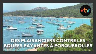 Un collectif de plaisanciers se mobilise contre l'installation de 350 bouées payantes à Porquerolles