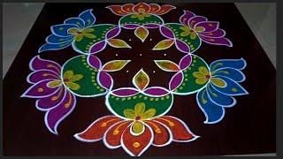 #rangoli #diwali #diwalispecial 🪔 beautiful 5dots diwali diya 🪔 rangolis #rangoli #diwali