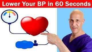 How to Lower Your Blood Pressure in 60 Seconds!  Dr. Mandell