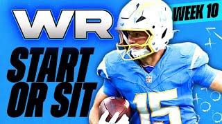  WEEK 10 WR MUST Start/Sit Analysis!  | 2024 Fantasy Football Advice