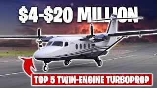 Top 5 Twin-Engine Turboprop Aircraft 2023 | Between $4-$20 Million