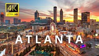 Atlanta, Georgia, USA  in 4K ULTRA HD 60FPS Video by Drone