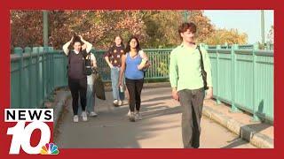 University of Rochester students speak after assault on walking bridge