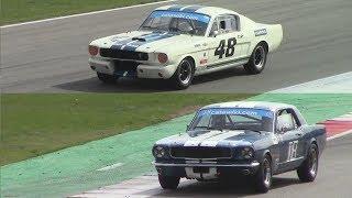 '65 Shelby GT350R & '67 Ford Mustang Racecar on Track!