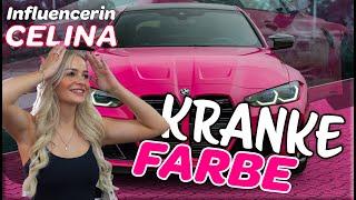 KRANKE FARBE - BMW M4 von  Influencerin Celina wird geprinzt