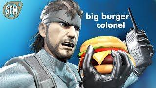 (SFM) Solid Snake Finds a Big Burger