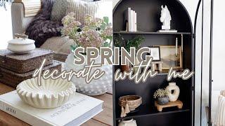 *NEW* SPRING DECORATE WITH ME 2024 | Modern organic living room decor